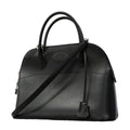 Hermes Handbag Bolide 31 Box Calf Black Silver 2-Way Bag