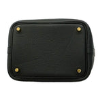Hermes Handbag Picotin Lock PM Taurillon Clemence Black Gold — view 3