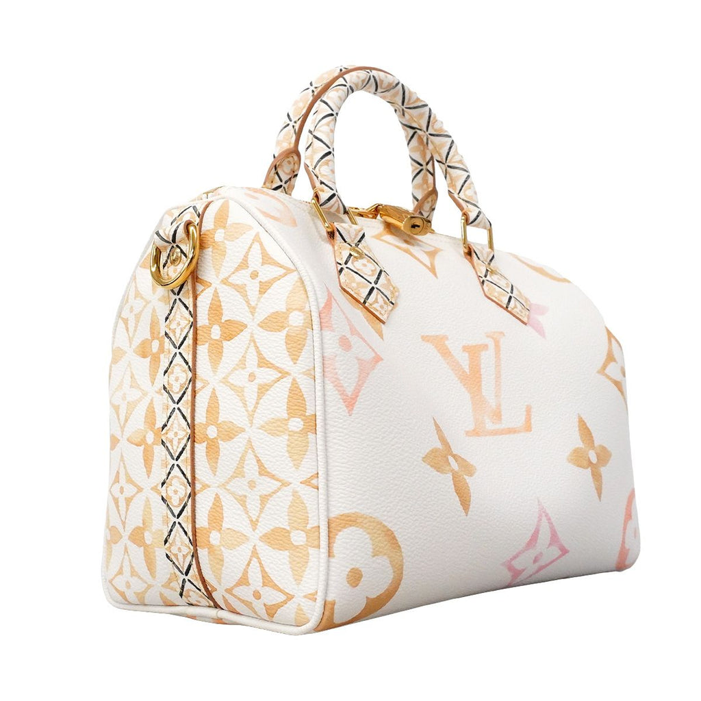 Louis Vuitton Handbag LV by the Pool Speedy Bandouliere 25 White Beige 2-Way Bag — view 2