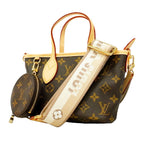 Louis Vuitton Tote Bag Monogram Neverfull BB Brown Beige 2-Way