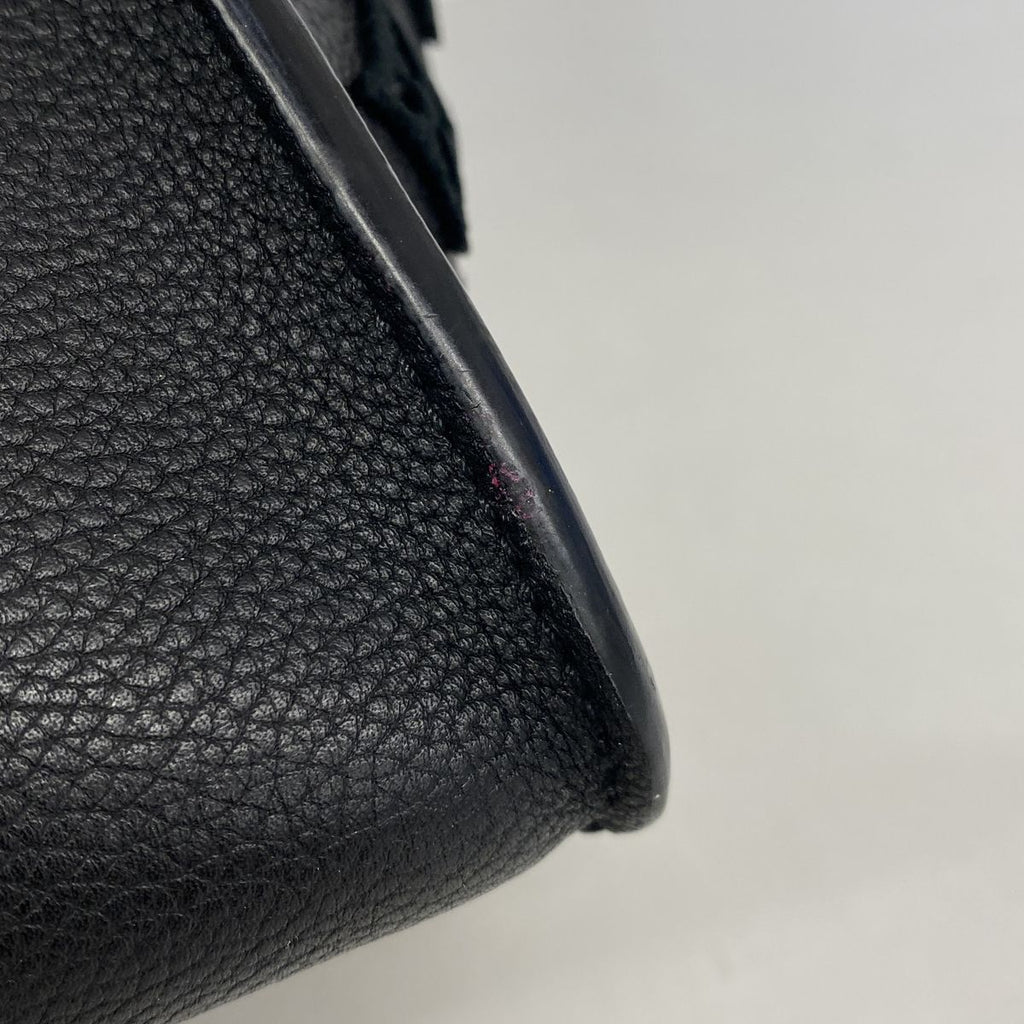 Louis Vuitton Tote Bag Monogram Tuffetage on My Side MM Noir — view 7