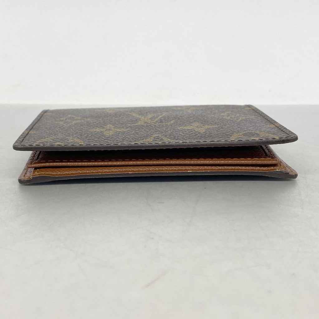 Louis Vuitton Card Case Monogram Japan Sangapur Brown — view 2