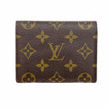 Louis Vuitton Card Case Monogram Japan Sangapur Brown