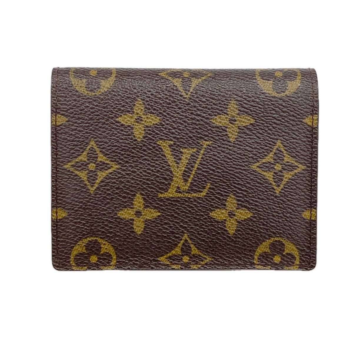 Louis Vuitton Card Case Monogram Japan Sangapur Brown