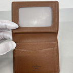 Louis Vuitton Card Case Monogram Japan Sangapur Brown — view 3