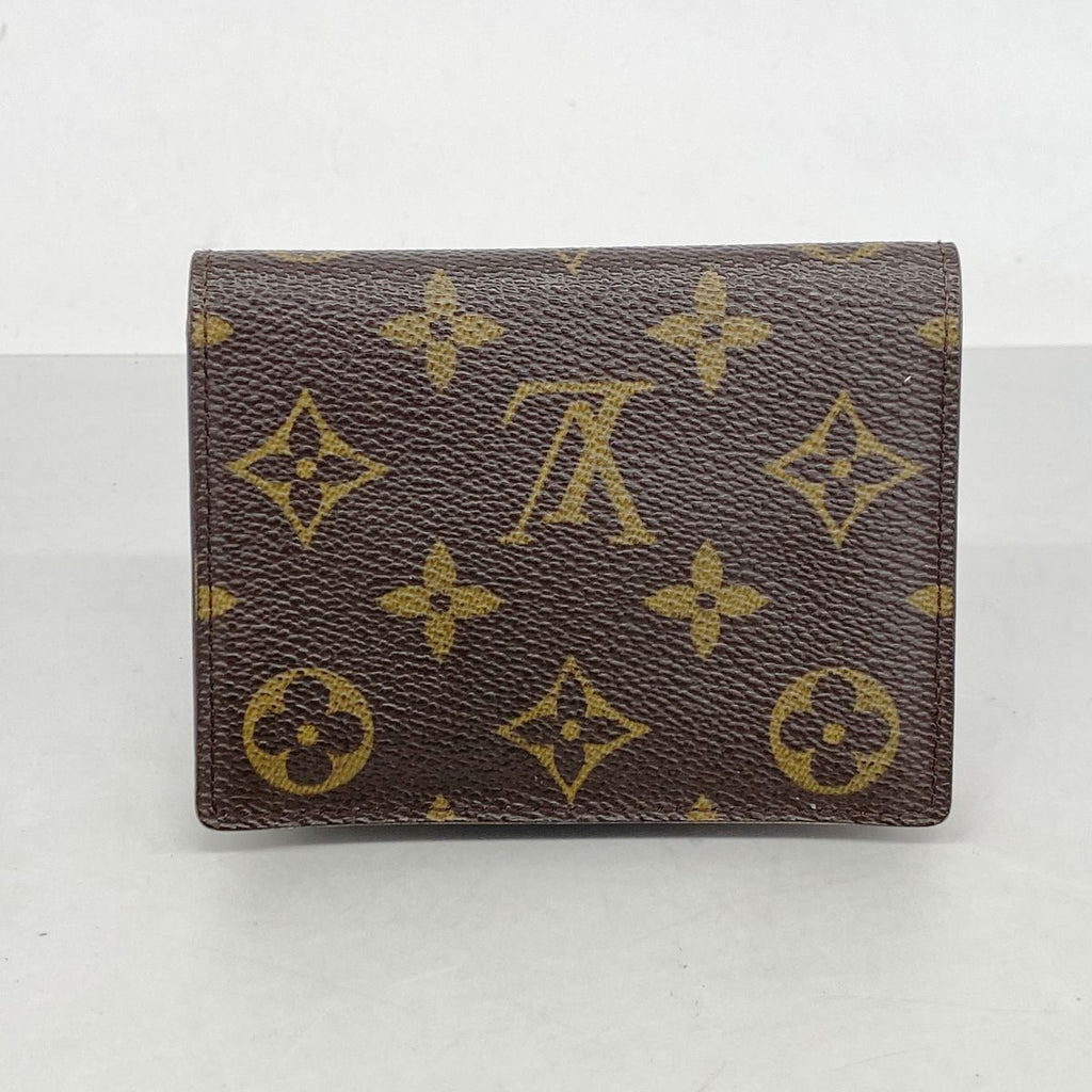 Louis Vuitton Card Case Monogram Japan Sangapur Brown — view 7