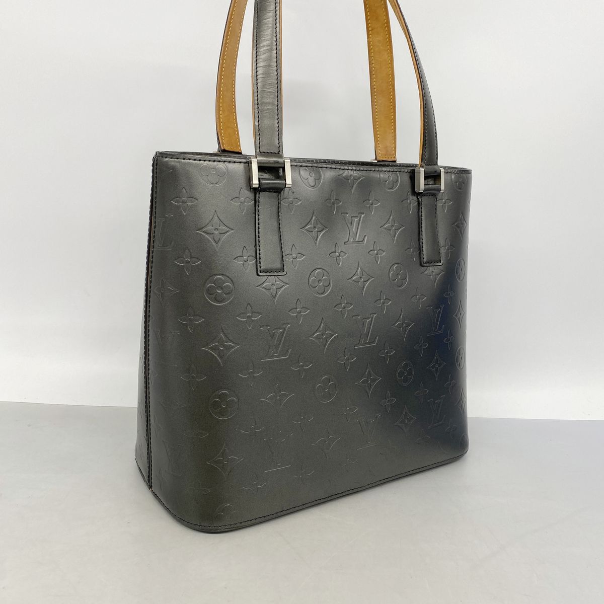 Louis Vuitton Tote Bag Monogram Matt Stockton Noir — view 2
