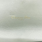 Dior Wallet on Chain Saddle Leather Gray Gold Shoulder Bag — view 5