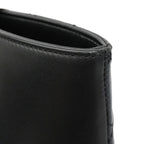 Chanel Tote Bag Quilted Lambskin Black Silver — view 7