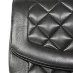 Chanel Shoulder Bag Diana Lambskin Black Gold — view 8