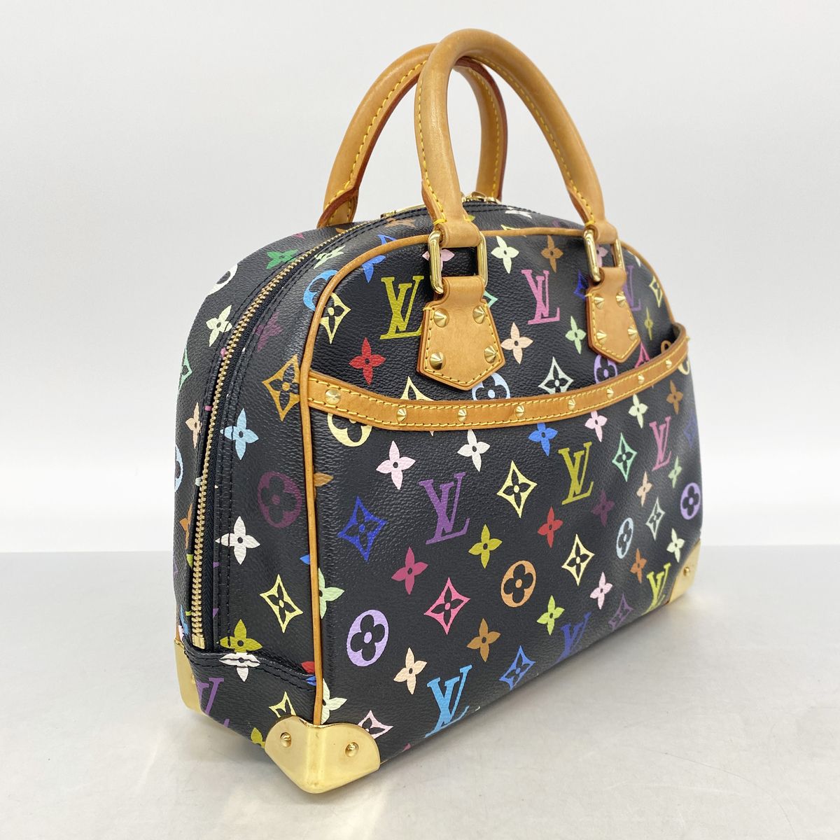 Louis Vuitton Handbag Monogram Multicolor Trouville Noir — view 2