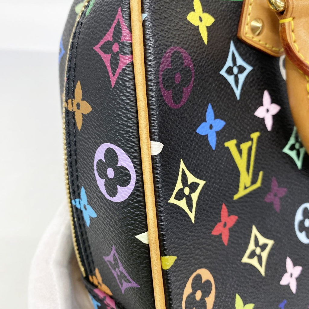 Louis Vuitton Handbag Monogram Multicolor Trouville Noir — view 7