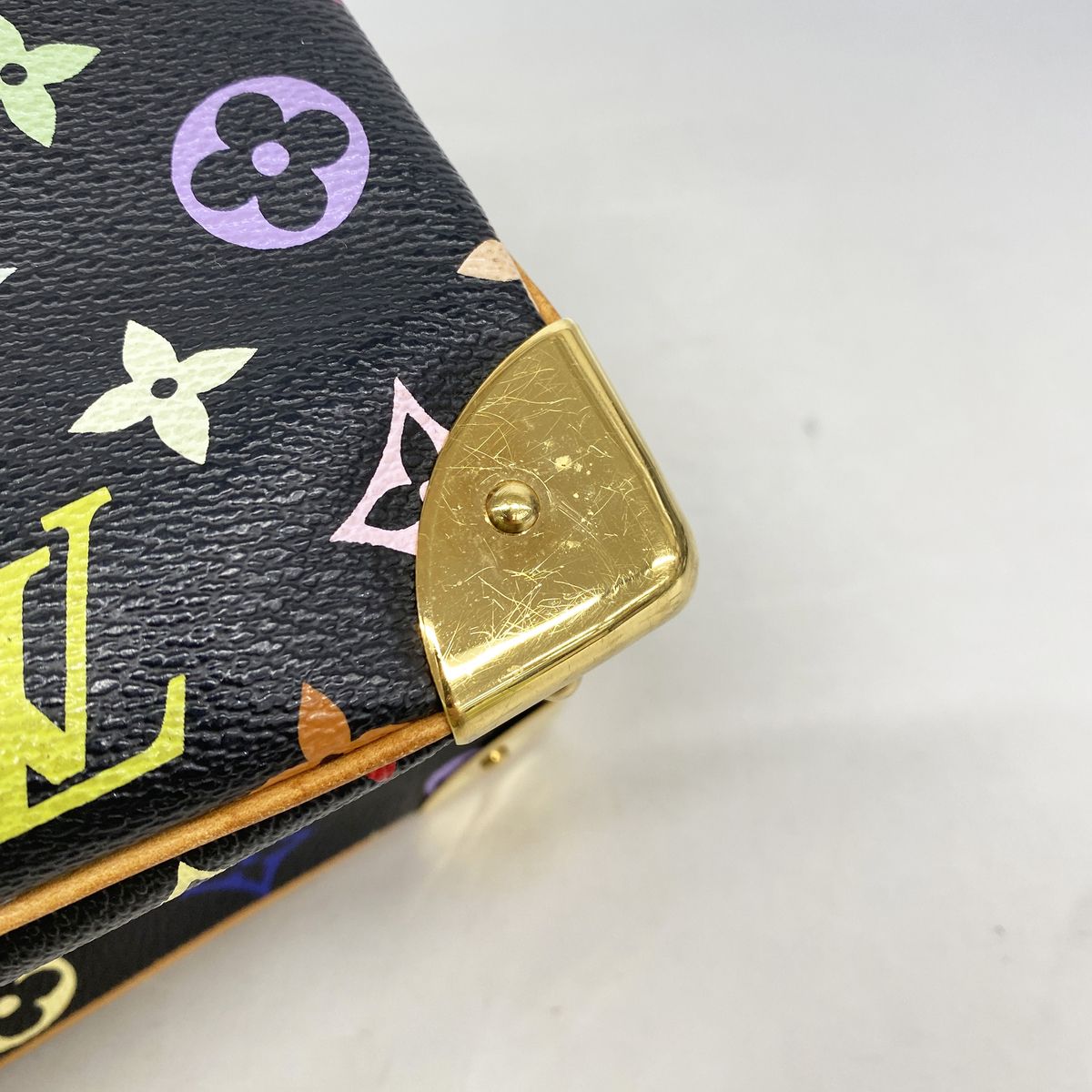 Louis Vuitton Handbag Monogram Multicolor Trouville Noir — view 6