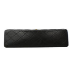 Chanel Shoulder Bag Quilted Lambskin Black Gold — view 3