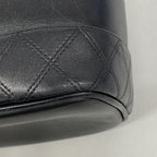 Chanel Vanity Bag Bicolor Lambskin Black Gold — view 7