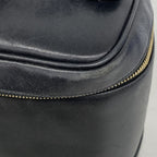 Chanel Vanity Bag Bicolor Lambskin Black Gold — view 6