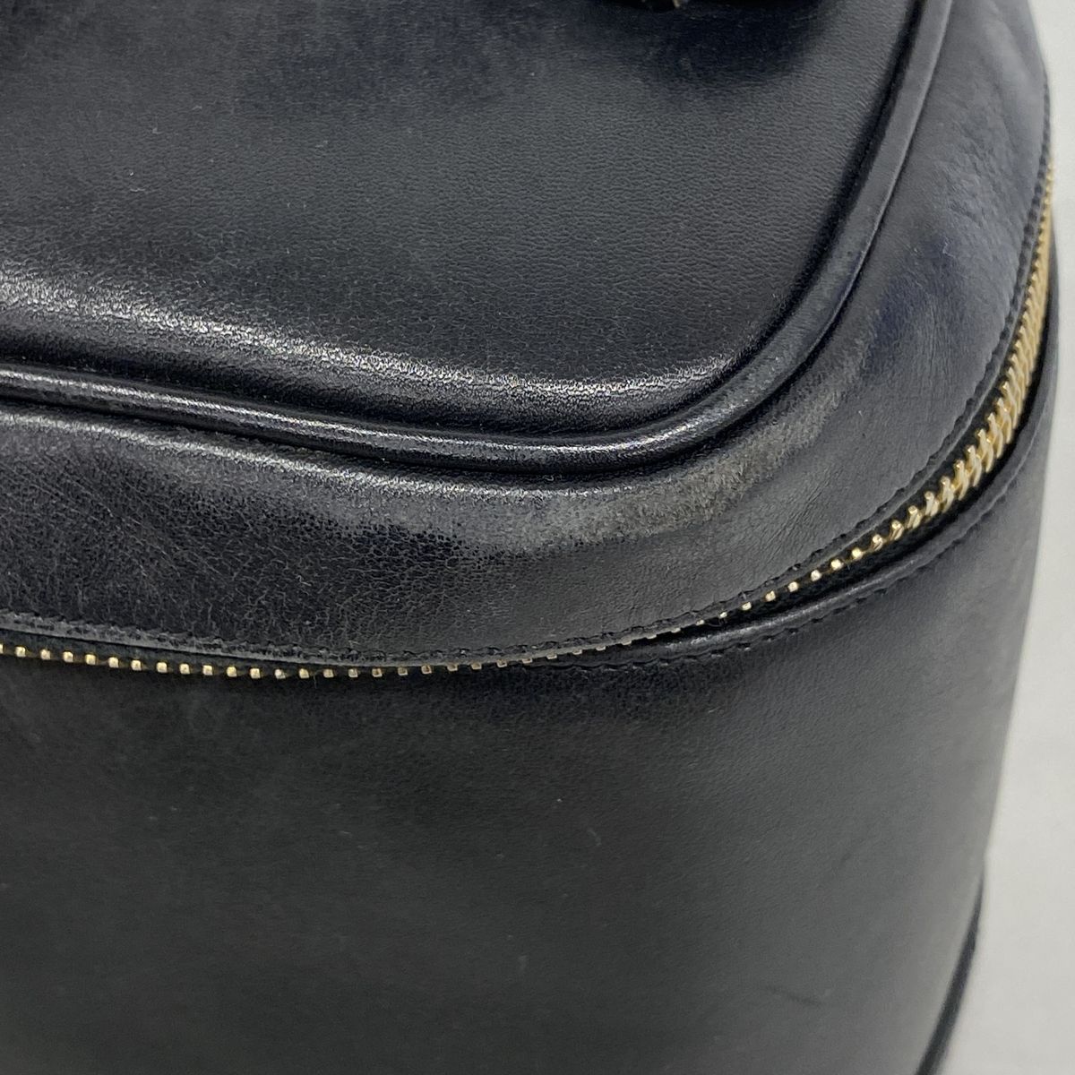 Chanel Vanity Bag Bicolor Lambskin Black Gold — view 6