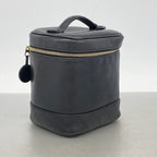 Chanel Vanity Bag Bicolor Lambskin Black Gold — view 2