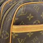 Louis Vuitton Shoulder Bag Monogram Reporter PM Brown — view 8