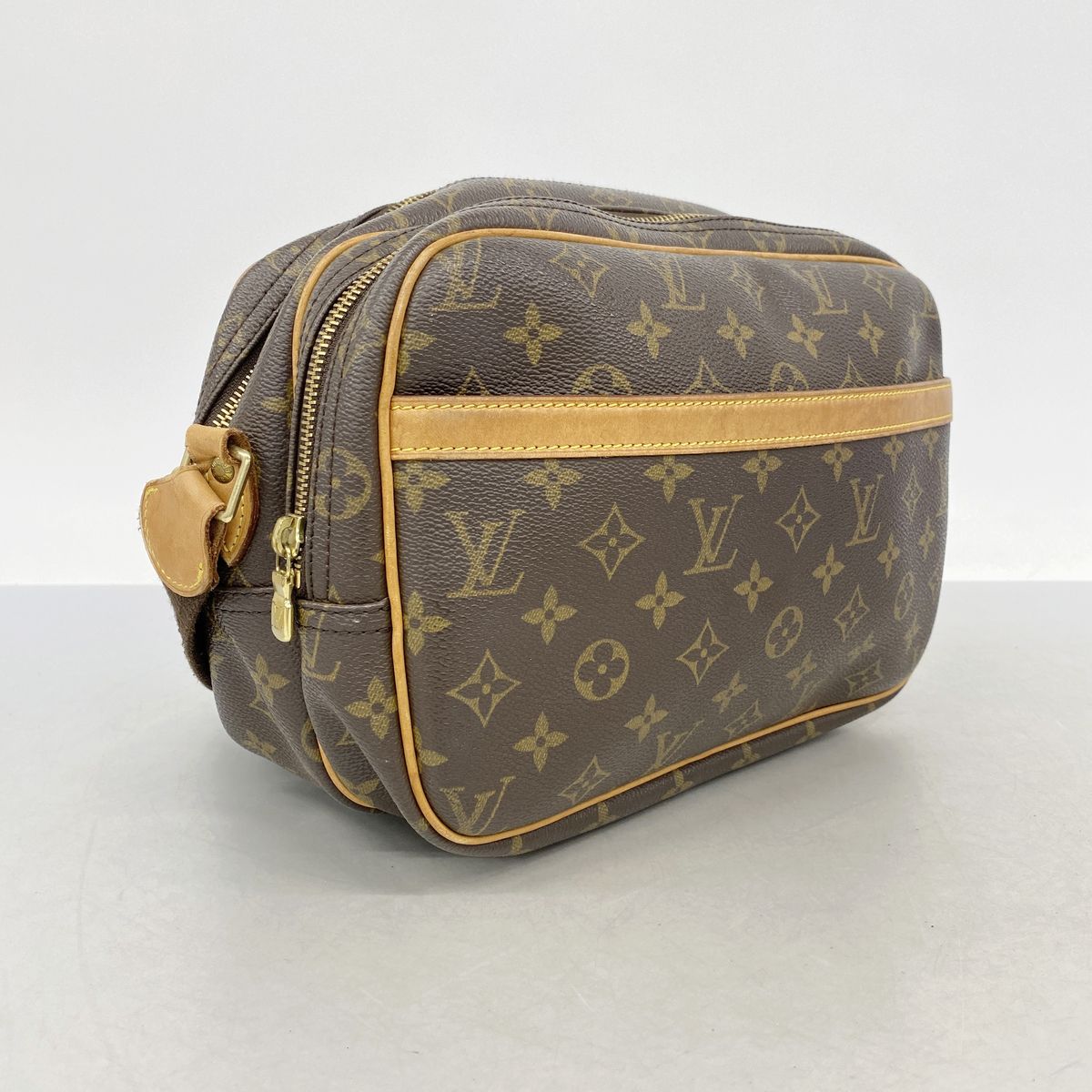 Louis Vuitton Shoulder Bag Monogram Reporter PM Brown — view 2