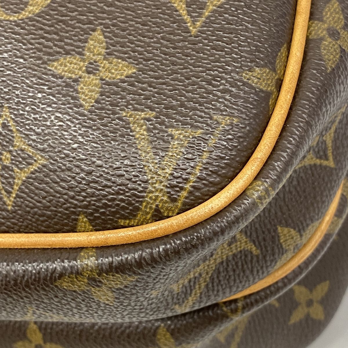 Louis Vuitton Shoulder Bag Monogram Reporter PM Brown — view 6