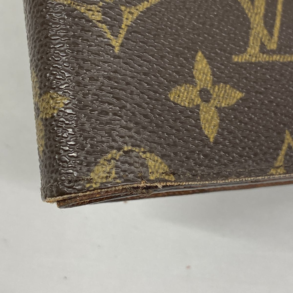 Louis Vuitton Wallet Monogram Porte Papier Zip Brown — view 5