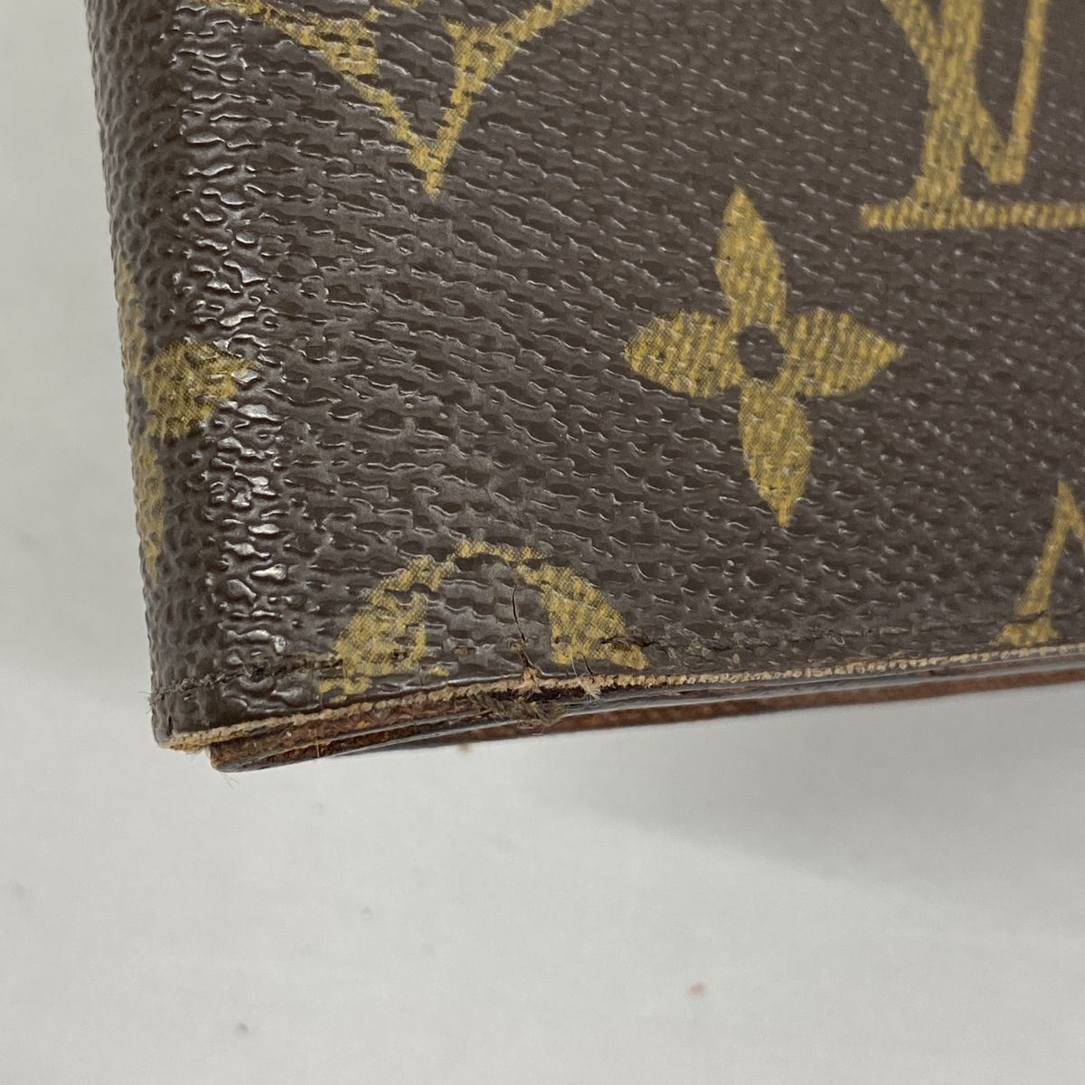 Louis Vuitton Wallet Monogram Porte Papier Zip Brown — view 5