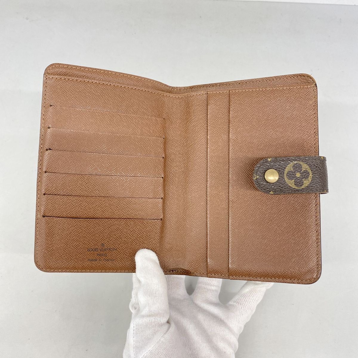 Louis Vuitton Wallet Monogram Porte Papier Zip Brown — view 3