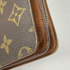 Louis Vuitton Wallet Monogram Porte Papier Zip Brown — view 6