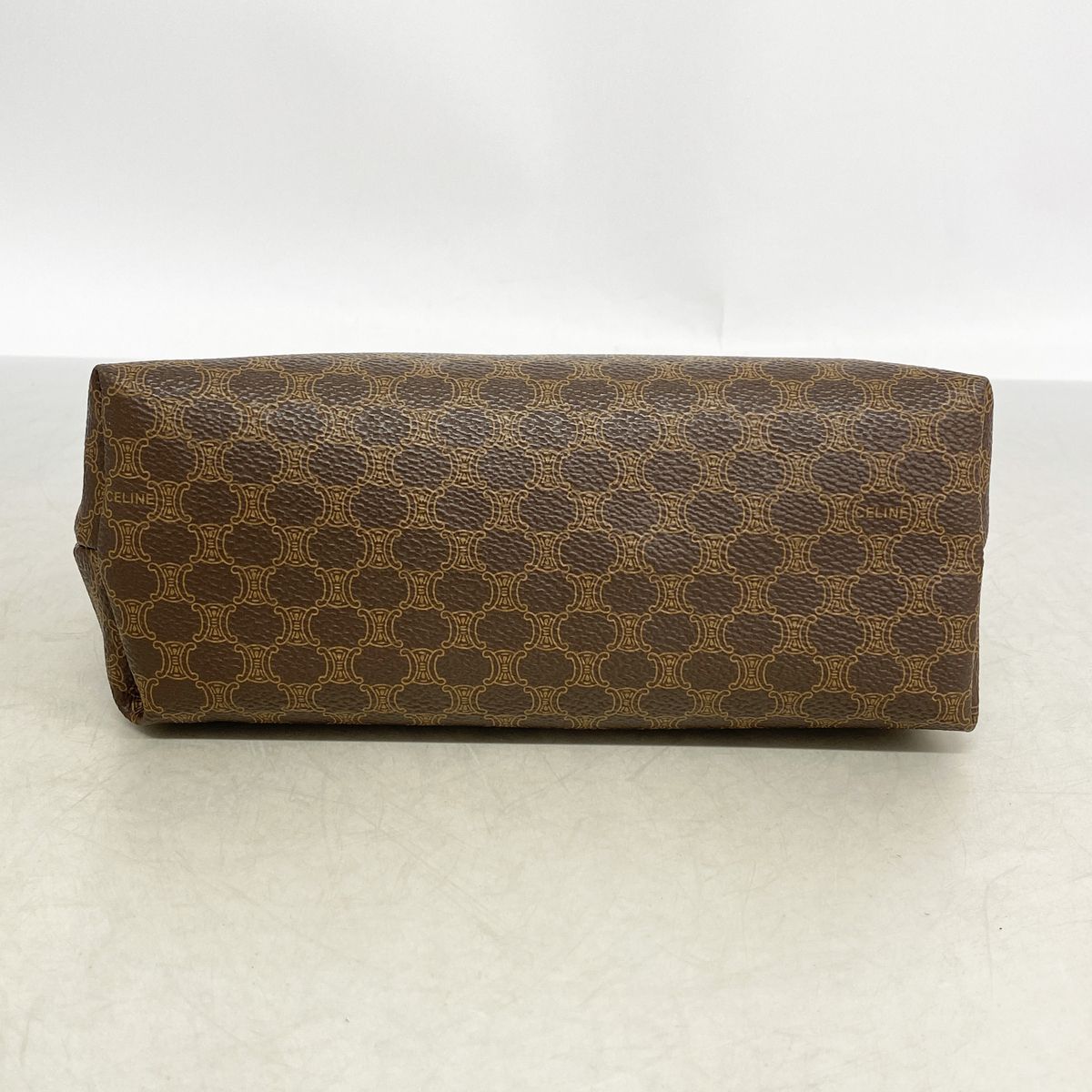 Celine Pouch Macadam Brown Gold — view 3