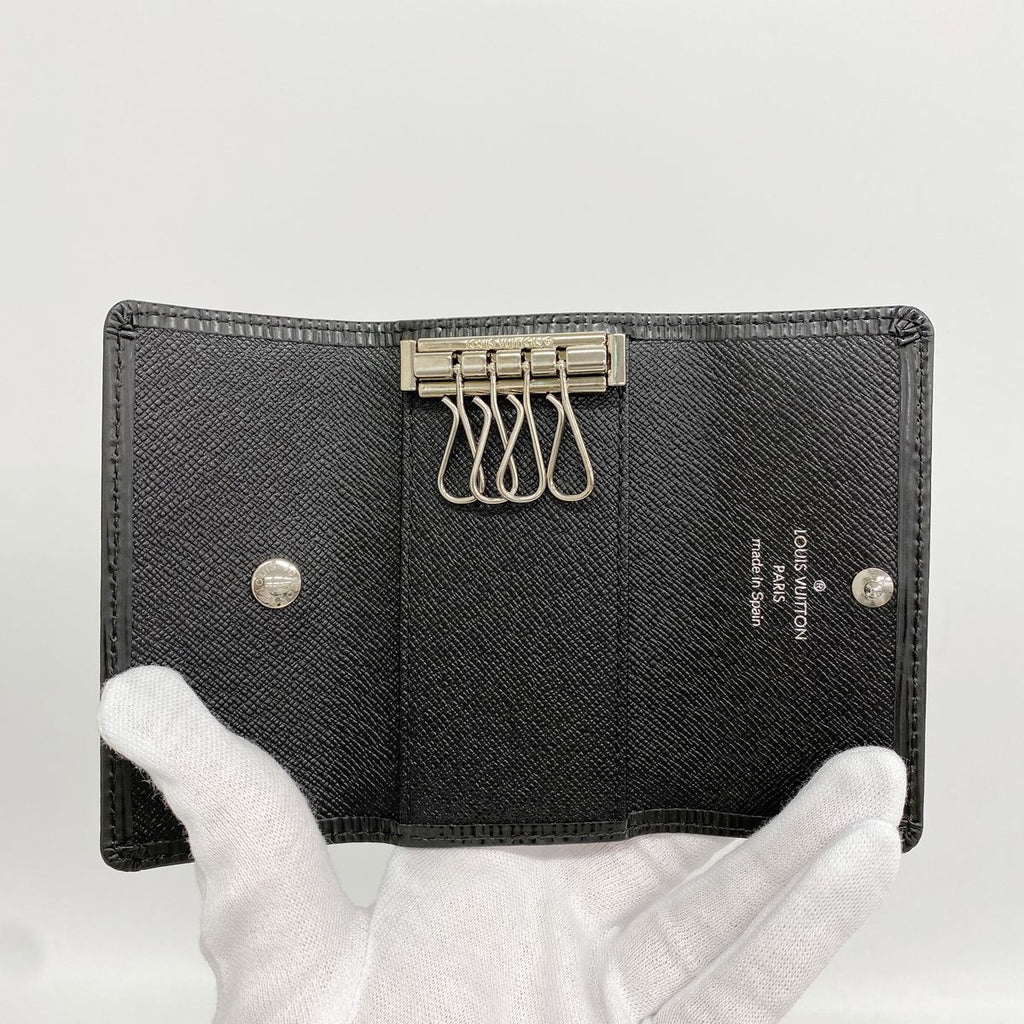 Louis Vuitton Key Case Epi Multicles 4 Noir Key Holder — view 3