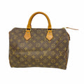 Louis Vuitton Handbag Monogram Speedy 30 Brown