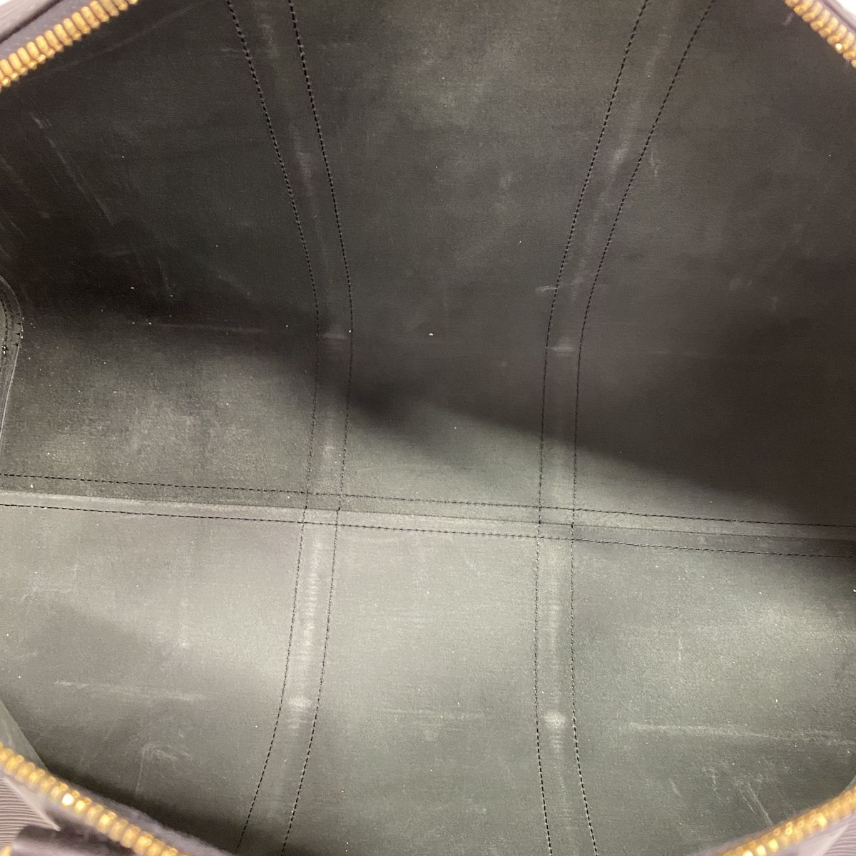 Louis Vuitton Boston Bag Epi Keepall 50 Noir — view 4