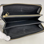 Louis Vuitton Wallet Monogram Empreinte Bicolor Zippy Black Beige — view 3