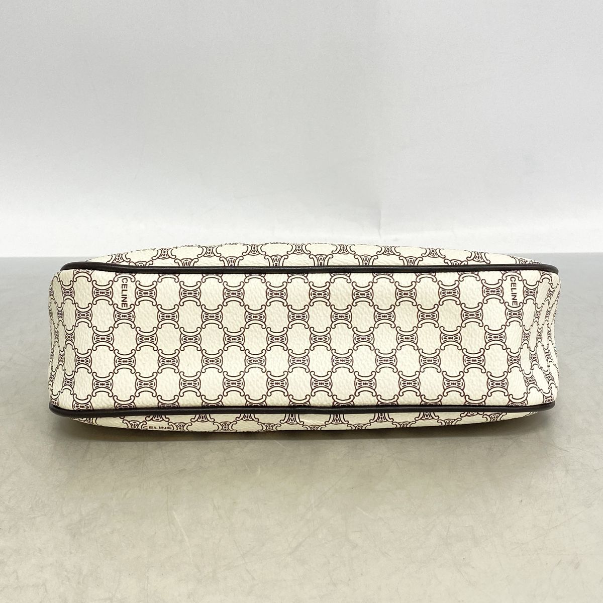 Celine Handbag Macadam White Gold — view 3