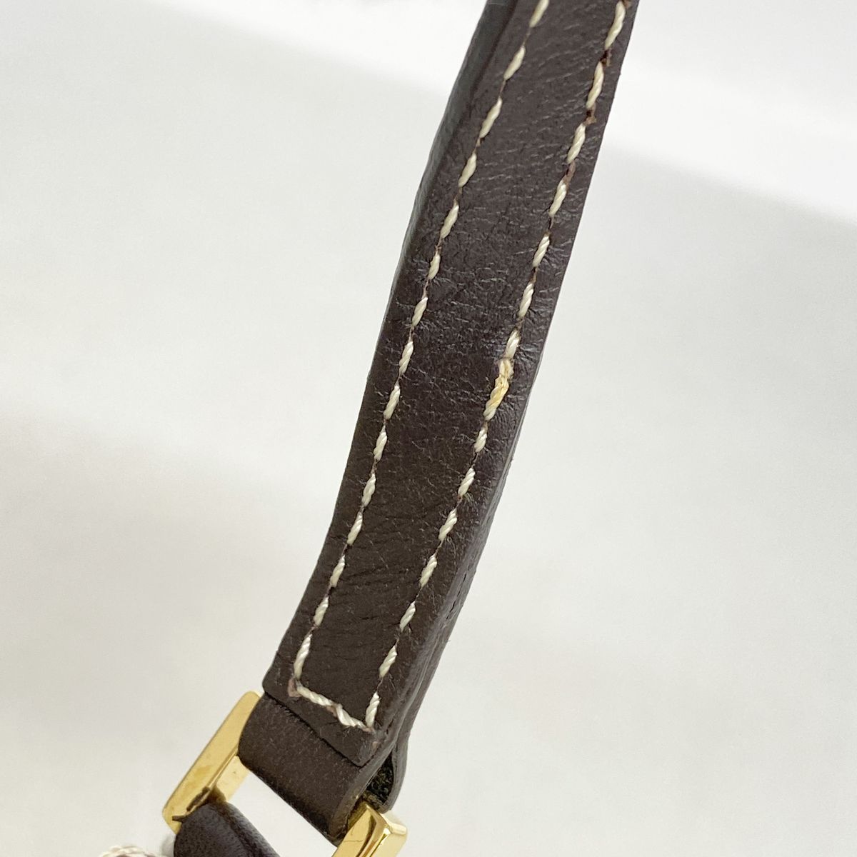 Celine Handbag Macadam White Gold — view 7
