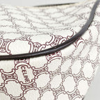 Celine Handbag Macadam White Gold — view 6