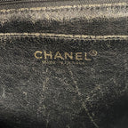 Chanel Handbag Quilted Caviar Leather Black Gold — view 5