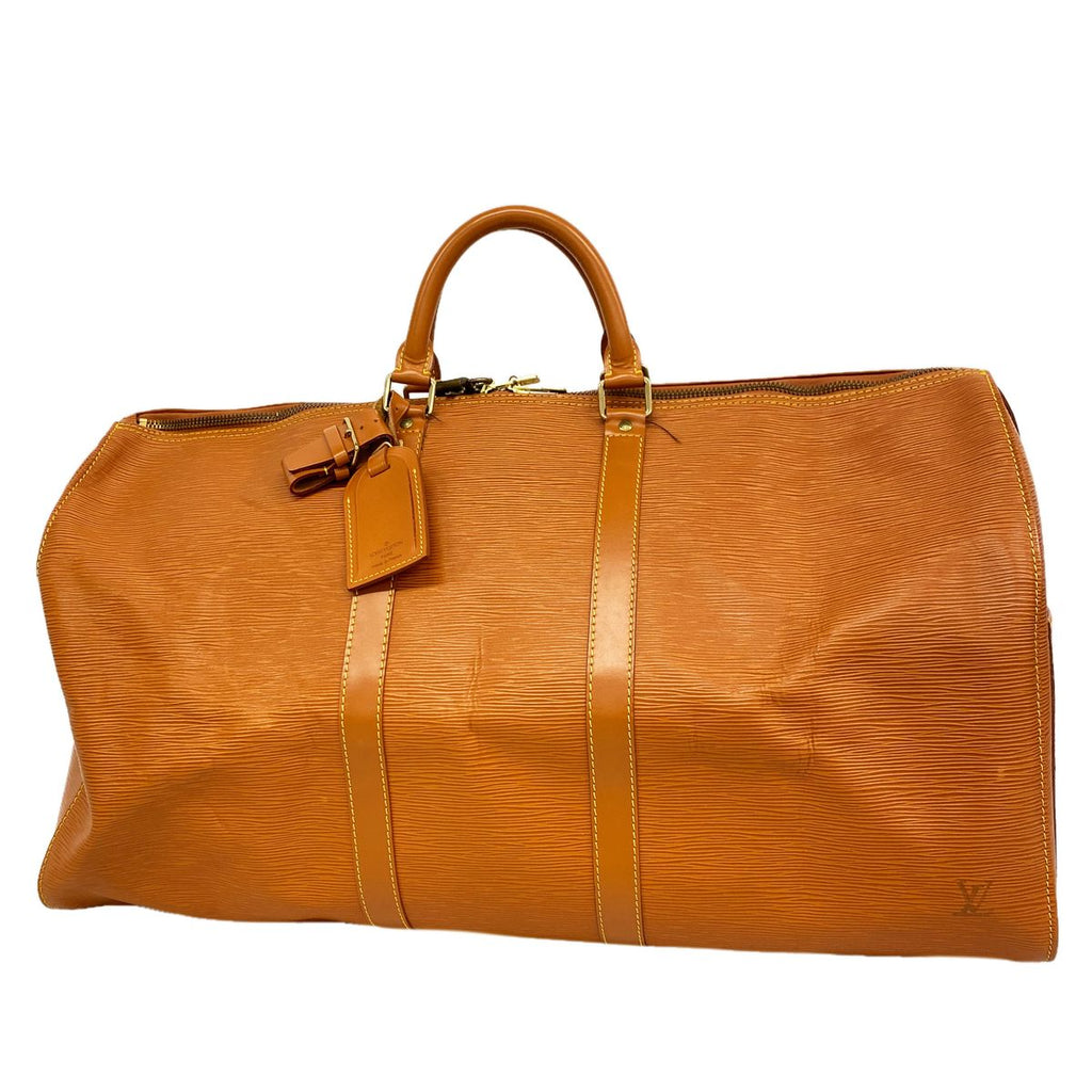 Louis Vuitton Boston Bag Epi Keepall 55 Cipango Gold