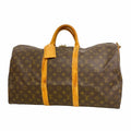 Louis Vuitton Boston Bag Monogram Keepall Bandouliere 50 Brown