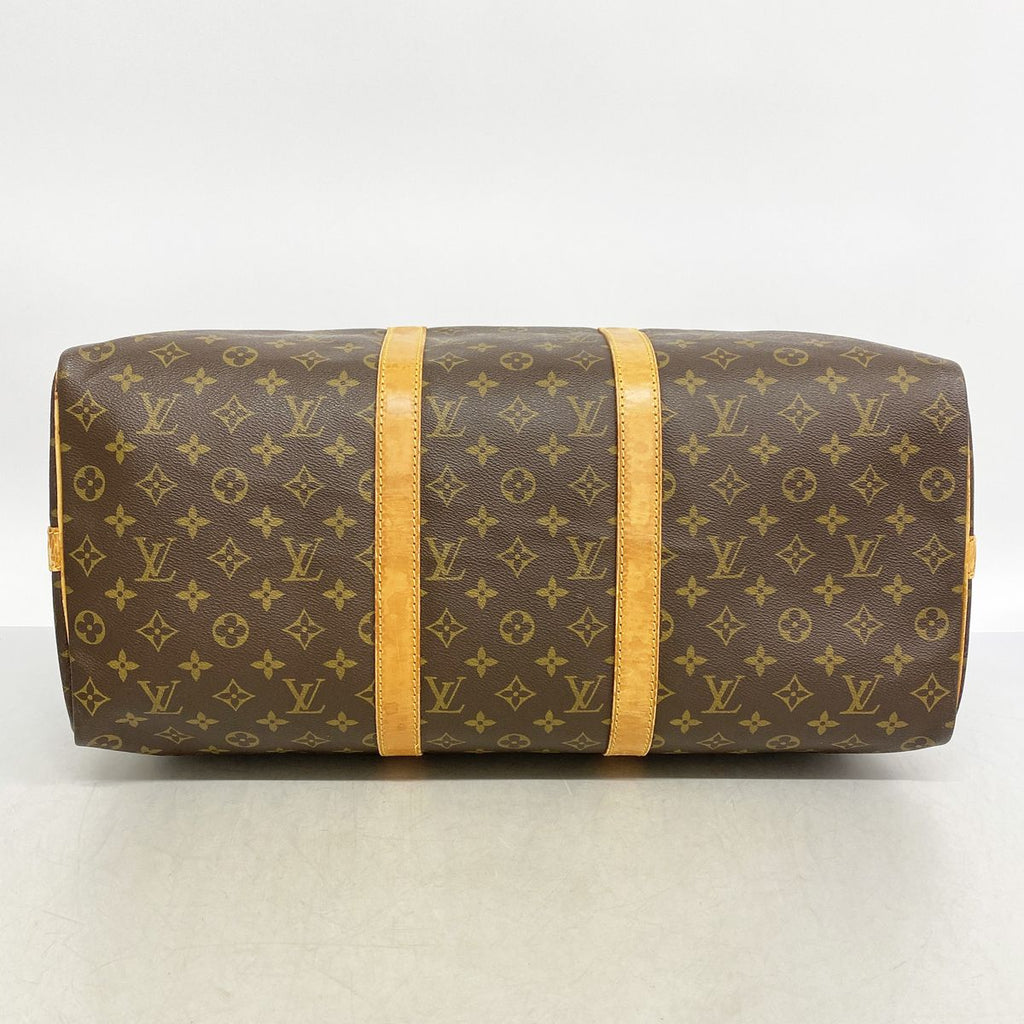 Louis Vuitton Boston Bag Monogram Keepall Bandouliere 50 Brown — view 3