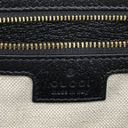 Gucci Tote Bag GG Marmont Denim Navy Gold — view 5