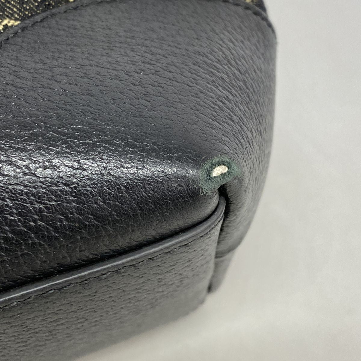 Gucci Tote Bag GG Marmont Denim Navy Gold — view 6