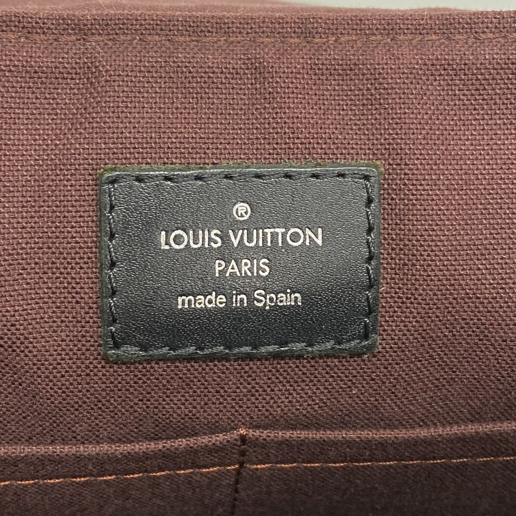 Louis Vuitton Shoulder Bag Monogram Macassar District PM Brown — view 5