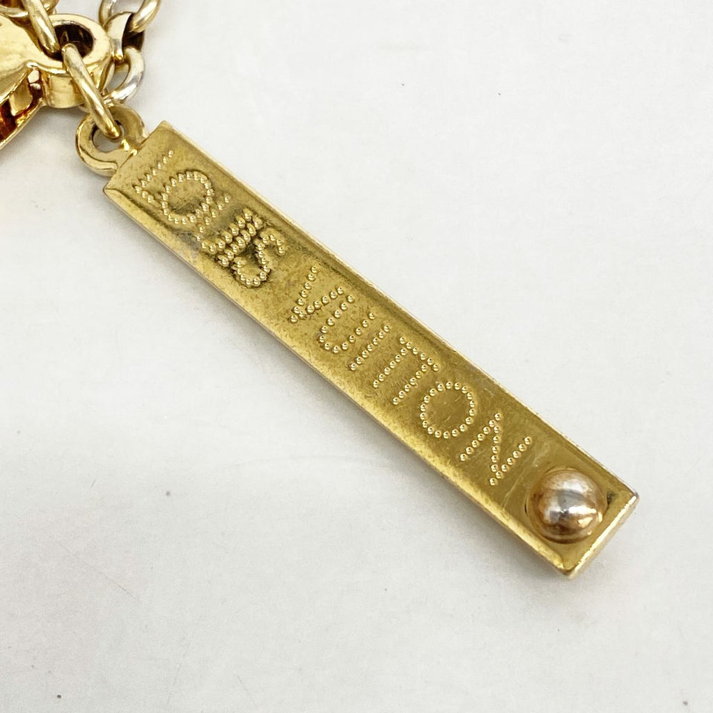 Louis Vuitton Key Holder Charm Bijou Sac Page Gold Silver — view 5