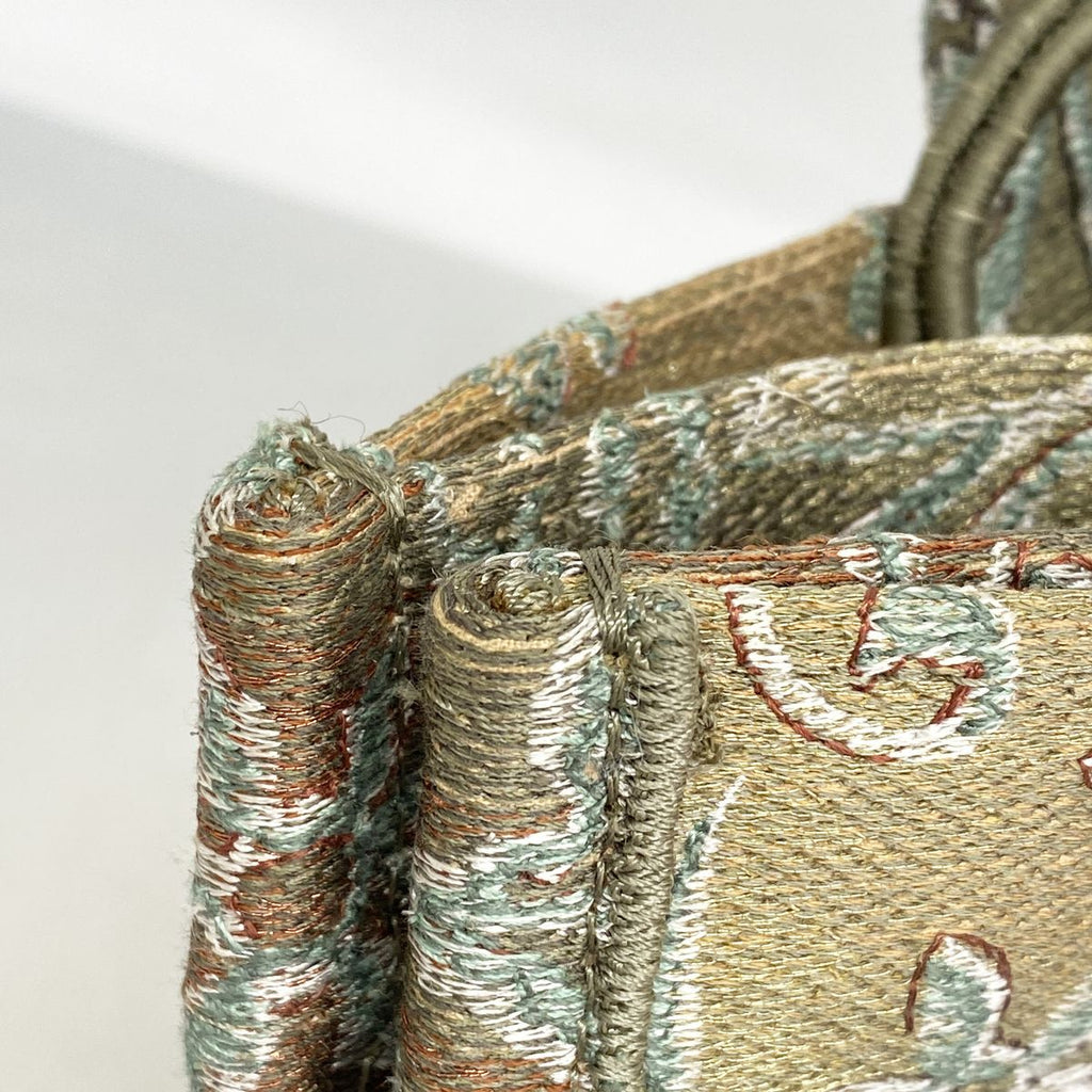 Dior Tote Bag Book Canvas Moss Green — view 7