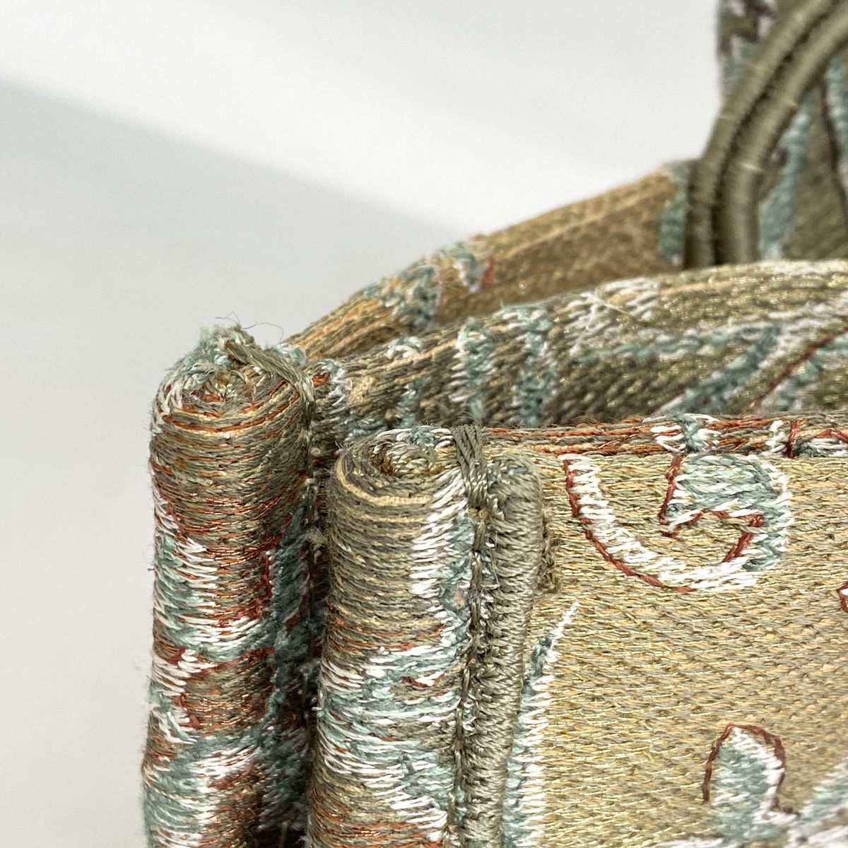 Dior Tote Bag Book Canvas Moss Green — view 7