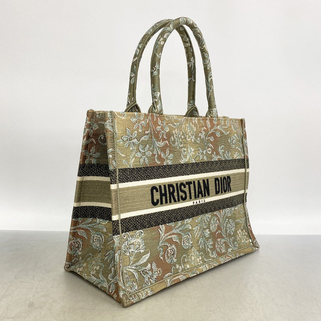 Dior Tote Bag Book Canvas Moss Green — view 2