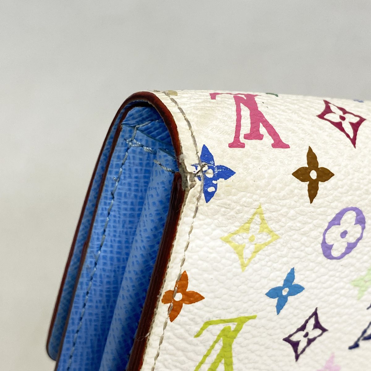 Louis Vuitton Wallet Monogram Multicolor Portefeuille Sarah Raisin — view 5