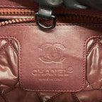 Chanel Tote Bag Coco Cocoon Nylon Black Silver — view 5